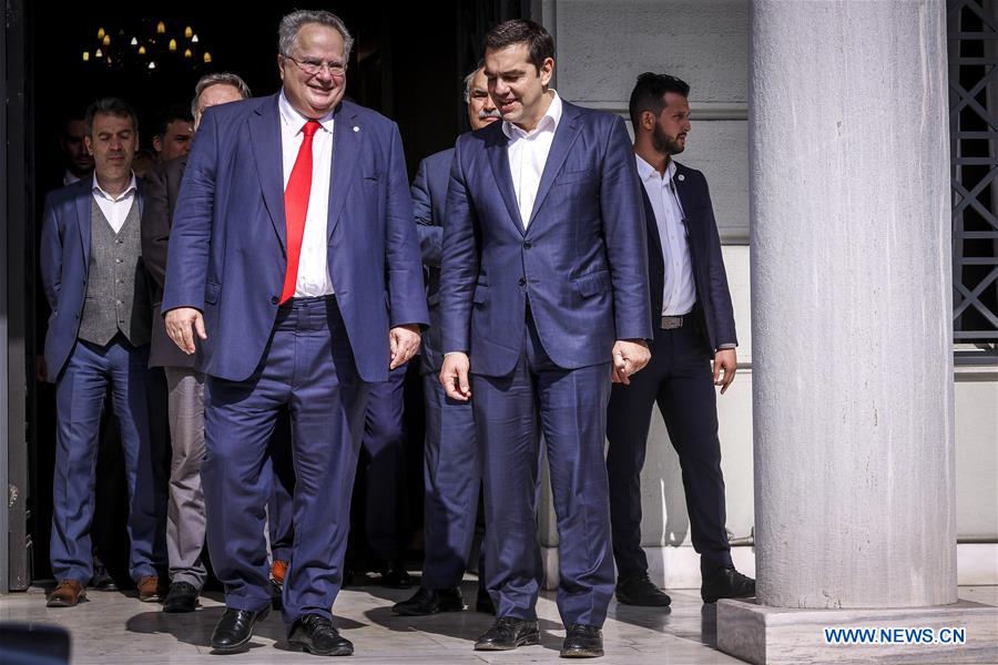 GREECE-ATHENS-PM-ALEXIS TSIPRAS-FOREIGN MINISTER-SWEARING IN &nbsp;