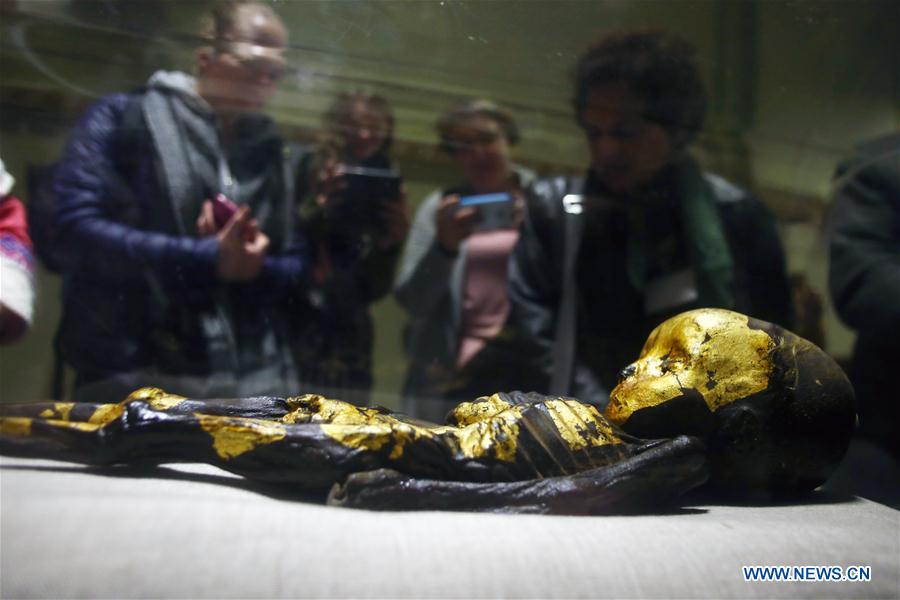 EGYPT-CAIRO-EGYPTIAN MUSEUM-EXHIBITION-REDISCOVERING THE DEAD