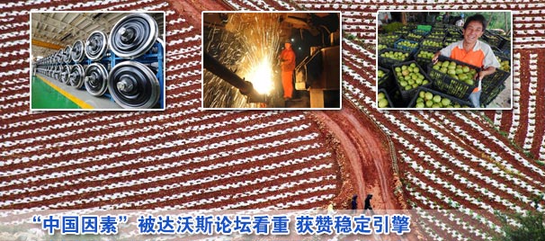 "中國因素"被達沃斯論壇看重 獲贊穩(wěn)定引擎