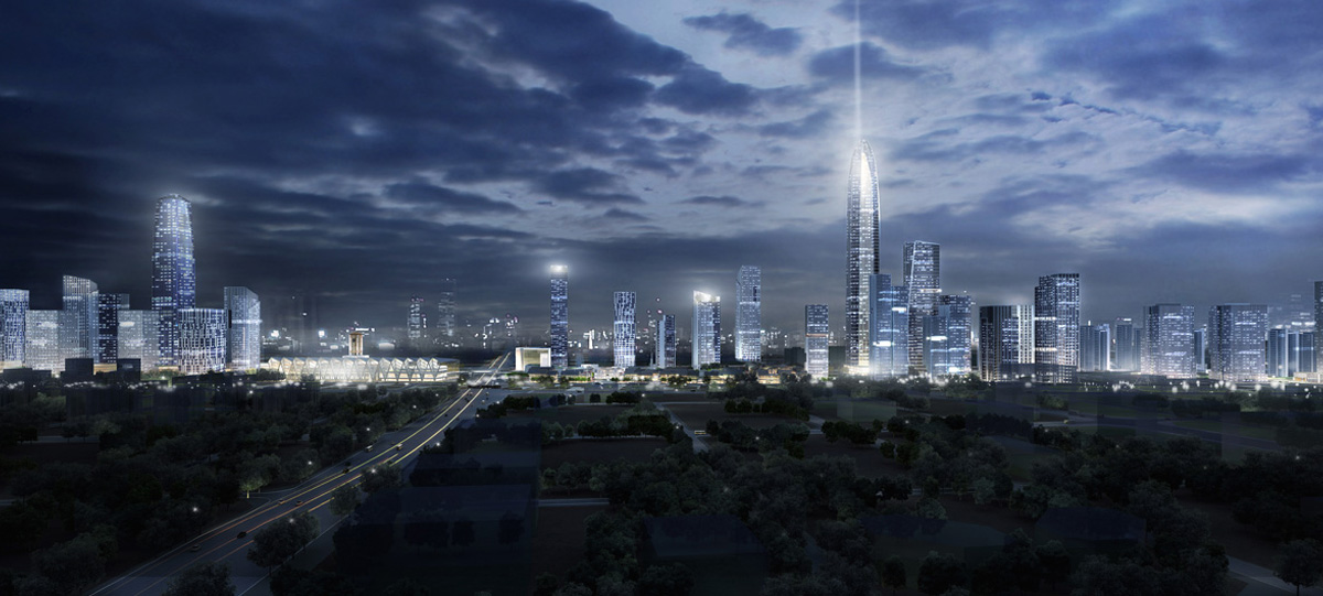 石家莊中央商務(wù)區(qū)的南區(qū)和北區(qū)，將分別以金融和智慧為核心進(jìn)行建設(shè)，帶動產(chǎn)業(yè)經(jīng)濟(jì)集聚