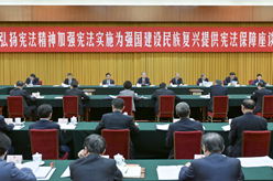 趙樂際出席&ldquo;弘揚(yáng)憲法精神，加強(qiáng)憲法實(shí)施，為強(qiáng)國(guó)建設(shè)、民族復(fù)興提供憲法保障&rdquo;座談會(huì)并講話