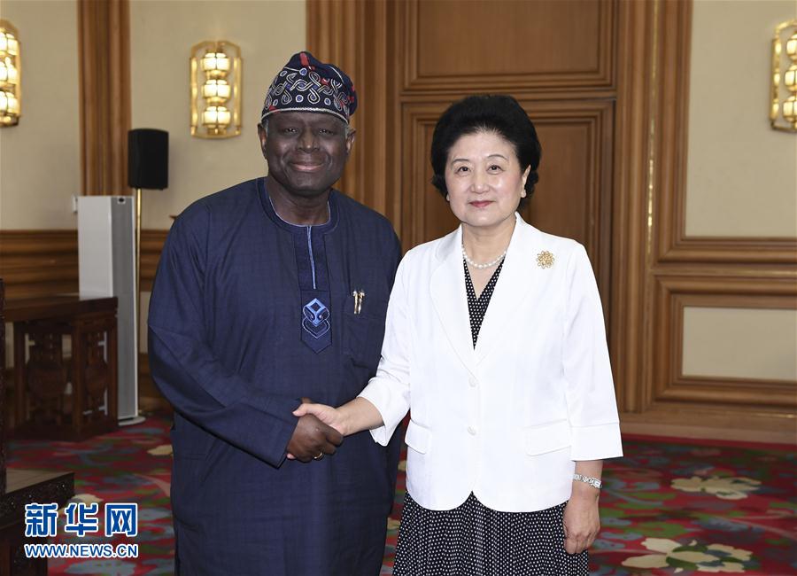 （XHDW）劉延?xùn)|會見聯(lián)合國人口基金執(zhí)行主任巴巴通德&middot;奧索蒂梅欣