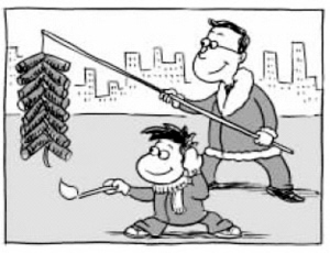 春節(jié)若遇霧霾，煙花怎么放？