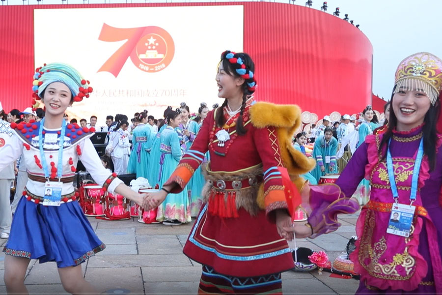 聯(lián)歡活動現場