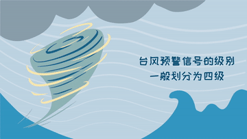 科畫(huà)丨不同顏色臺(tái)風(fēng)預(yù)警的含義，你看懂了嗎？