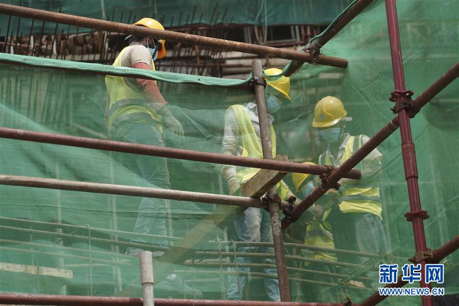 （國際&middot;圖文互動）（2）中國港灣科倫坡房建項目復工目擊記