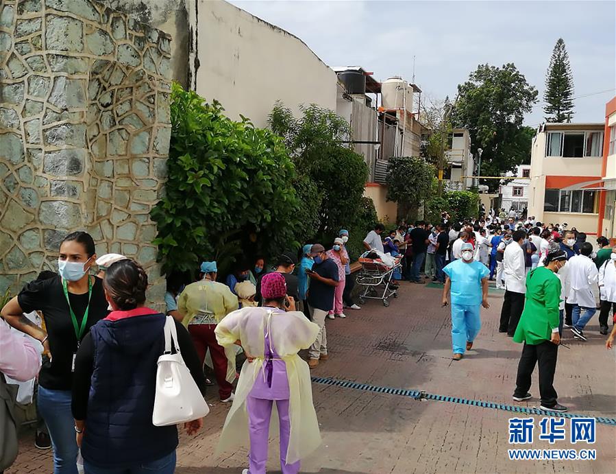 (國際)(3)墨西哥南部發(fā)生7.5級地震 至少一人死亡