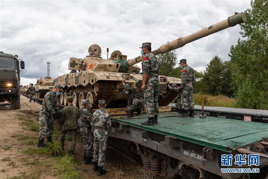 （國際）（5）我軍赴俄參加&ldquo;國際軍事比賽-2020&rdquo;裝備運抵比賽場地