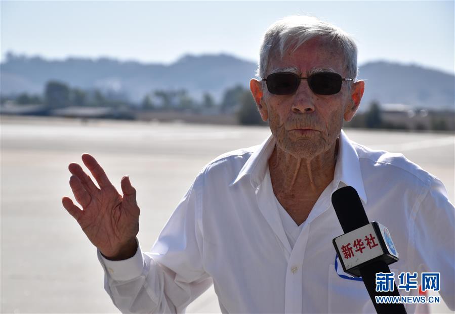 (國際·圖文互動)(1)“飛虎隊”百歲老兵駕機重上藍天