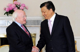 劉云山對愛爾蘭進(jìn)行正式訪問