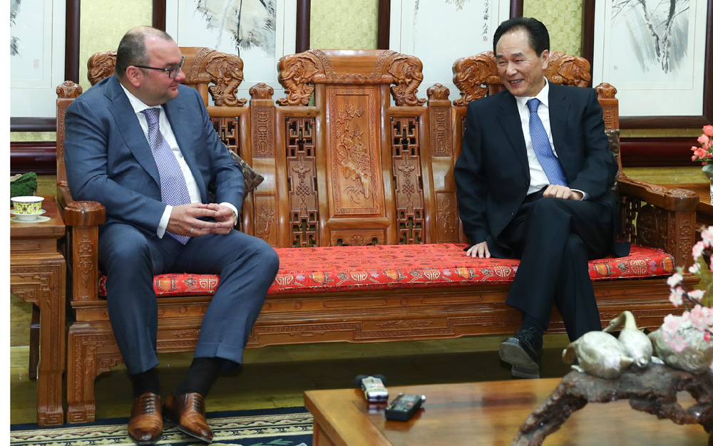 蔡名照會(huì)見俄羅斯塔斯社社長