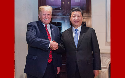 習(xí)近平同美國總統(tǒng)舉行會(huì)晤