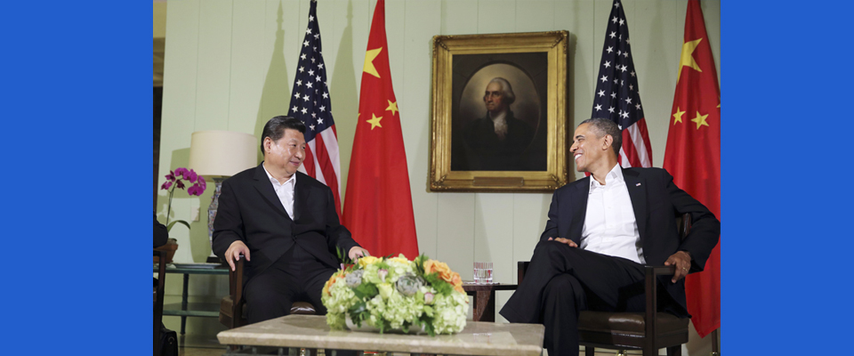 2013年6月，習(xí)近平與美國總統(tǒng)奧巴馬共同會見記者